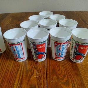 1996 Atlanta Centennial Olympic Games Budweiser GEORGIA DOME 16oz  plastic cups